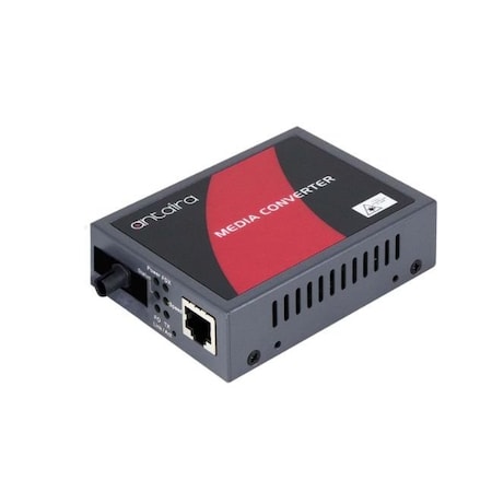 Antaira 10/100TX To 10/100FX Single Fiber Media Converter EMC-0201-ST-WA-M